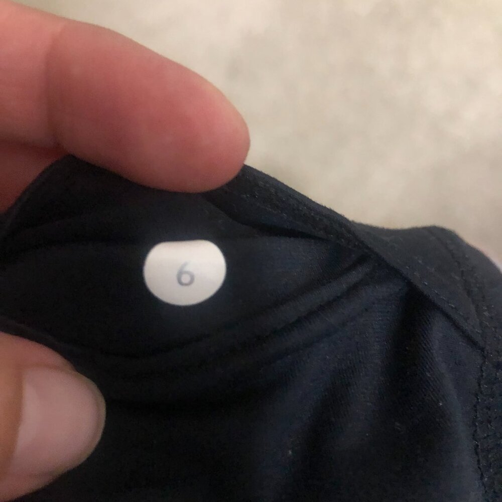Lululemon Pace Rival Skirt Skort Size 6 Black 15” W8838T - Picture 6 of 7